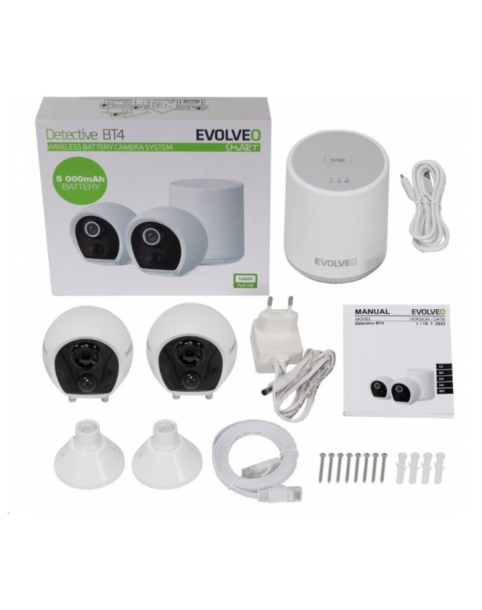 System Kamer Evolveo Detective Bt4 Smart (Det Bt4) główny