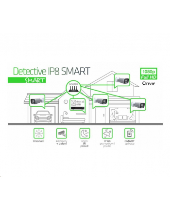 System Kamer Evolveo Detective Ip8 Smart (Det Ip8)