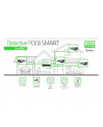 System Kamer Evolveo Detective Poe8 Smart (Det Poe8)