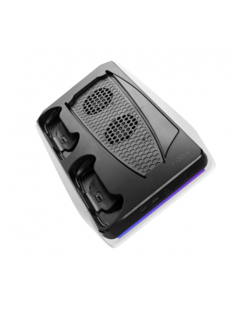 FIXED Stacja dokująca do PS5 i DualSense Czarna/Biała FIXPS5-MCS-BW