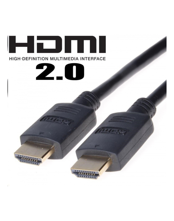 Premiumcord HDMI 2.0 High Speed + Ethernet kabel, zlacené konektory, 1m (PRC) główny