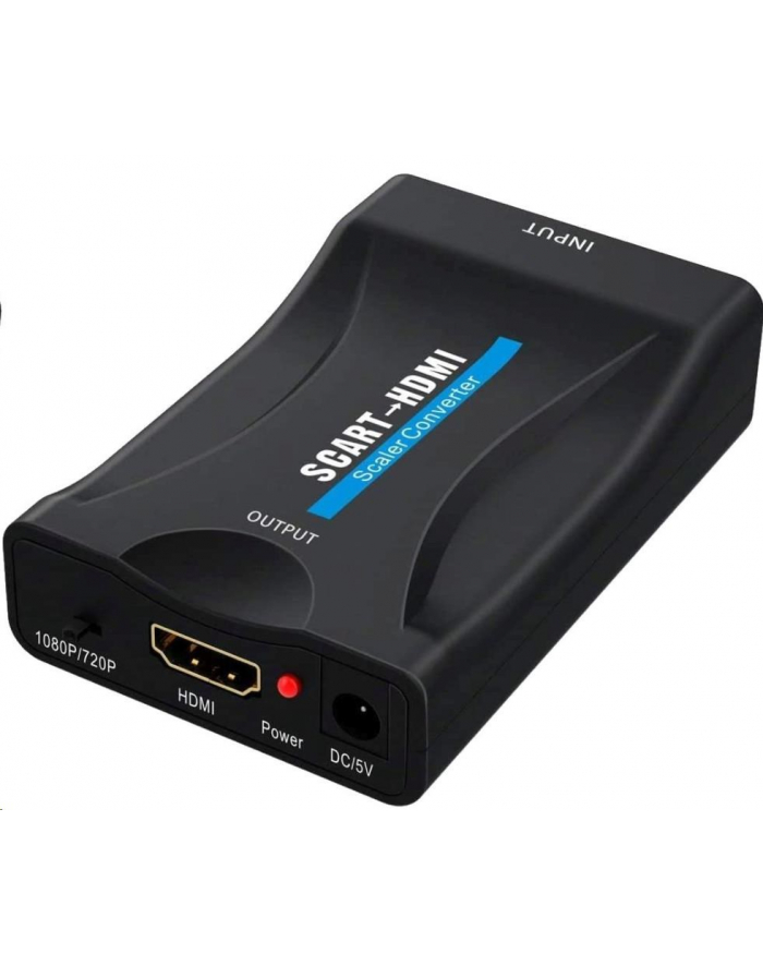 Premiumcord Konwerter Scart Na Hdmi Z Zasilaczem Sieciowym 230 V, Rozdzielczość Full Hd 1080P, Kolor Czarny główny