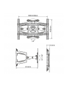 Ergosolid Wysokiej Jakości Obrotowy Uchwyt Do Telewizorów Lcd Led Plazma 40'' 70'' (K600) - nr 3