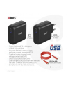 Club3D Cac 1908Eu Ładowarka Podróżna 100 W Technologia Gan Certyfikat Usb If Tid Pojedyncze Złącze Usb Typu C Power Delivery (Pd) Obsługa 3.0 - nr 45