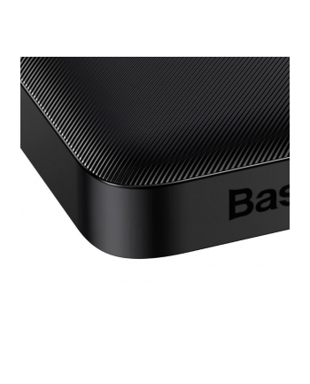 Baseus Bipow powerbank z wyświetlaczem 10000mAh 15W czarny (Overseas Edition) + kabel USB-A - Micro USB 0.25m czarny (PPBD050001)