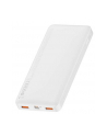 Baseus Bipow powerbank z szybkim ładowaniem 10000mAh 20W biały (Overseas Edition) + kabel USB-A - Micro USB 0.25m biały (PPBD050502) - nr 17