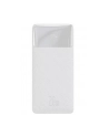 Baseus Bipow powerbank z szybkim ładowaniem 10000mAh 20W biały (Overseas Edition) + kabel USB-A - Micro USB 0.25m biały (PPBD050502) - nr 15