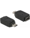 ADAPTER USB MINI(F)->USB MIKRO(M)+NIKIEL - nr 29
