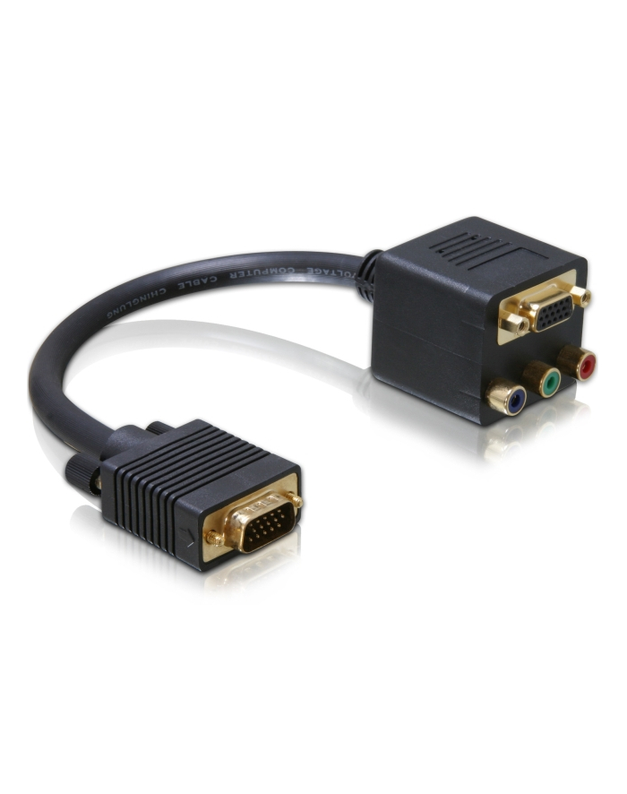 ADAPTER VGA->VGA + 3xRCA (CINCH) główny