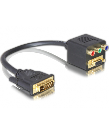 ADAPTER DVI-I->VGA+3xRCA (CINCH)