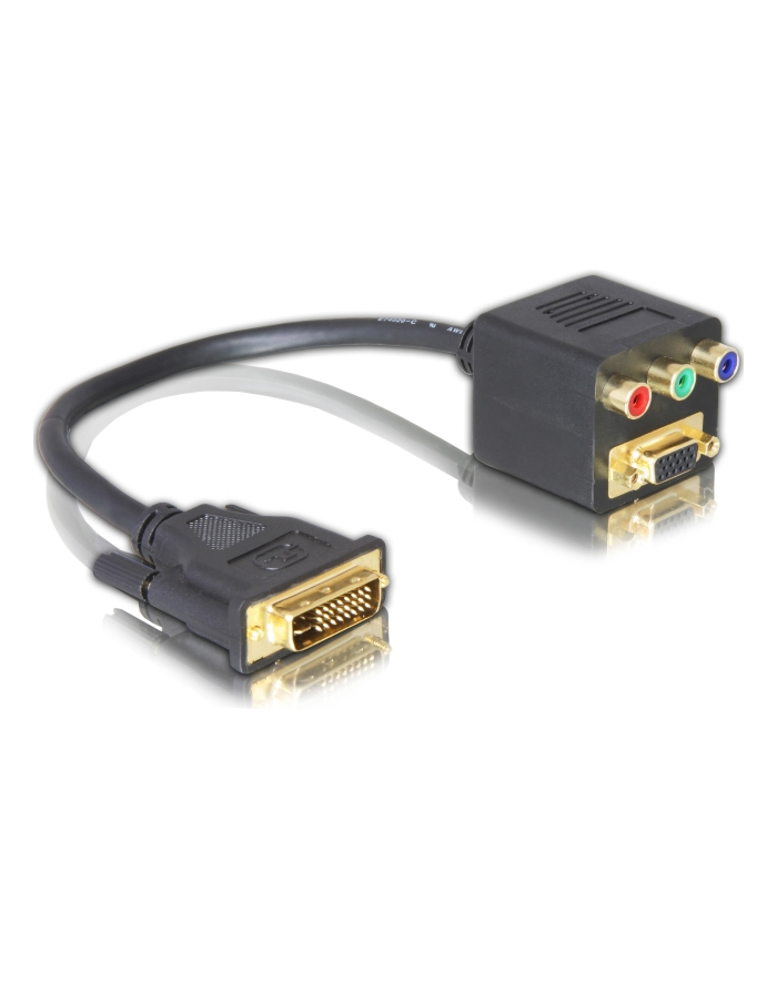 ADAPTER DVI-I->VGA+3xRCA (CINCH) główny
