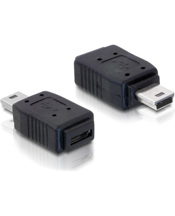 ADAPTER USB MINI(M)->USB MIKRO(F)+NIKIEL