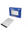 Obudowa aluminiowa do HDD 2,5' SATA, USB, srebrna - nr 12