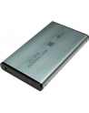 Obudowa aluminiowa do HDD 2,5' SATA, USB, srebrna - nr 23