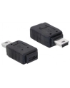 ADAPTER USB MINI(M)->USB MIKRO(F)+NIKIEL - nr 13