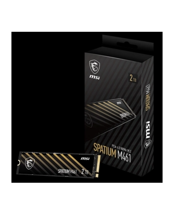 Dysk SSD MSI SPATIUM M461 2TB PCIe 4.0 NVMe M.2 2280 (5000/4200 MB/s) 3D NAND nr 1