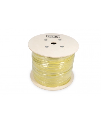 Digitus Kabel instalacyjny dupleksowy kat.7A, S/FTP, Dca-s1a d1 a1, AWG 22/1, LSOH, 500m, żółty, szpula (DK1743AVHD5)