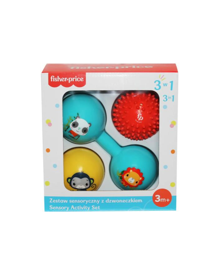 epee Fisher-Price Zestaw sensoryczny z dzwoneczkiem 3 w 1 CFF0905 główny