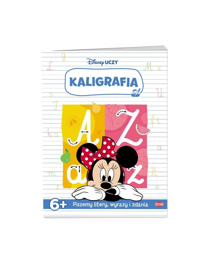 ameet Książeczka Kaligrafia. Disney uczy. Minnie UKA-9302 główny