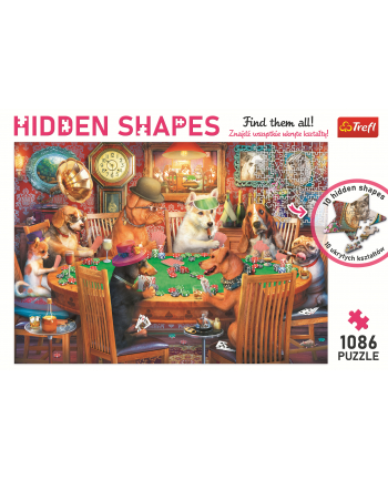 Puzzle 1086el. Hidden Shapes. Wieczór gier 10749 Trefl
