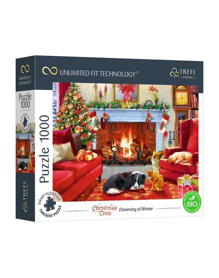 Puzzle 1000el UFT Christmas Time. Dreaming of Winter 10754 Trefl główny