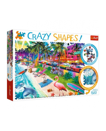 Puzzle 600 Crazy Shapes Plaża w Miami 11132 Trefl