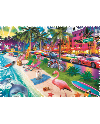 Puzzle 600 Crazy Shapes Plaża w Miami 11132 Trefl