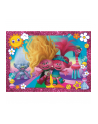 Puzzle 100el Glitter brokatowe Błyszczące Trolle Trolls 3 14829 Trefl - nr 3