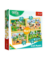 Puzzle 4w1 Trefliki na wakacjach. Rodzina Treflików 34623 Trefl - nr 1