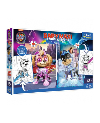 Puzzle 2x10el Baby Maxi Bohaterskie pieski. Psi Patrol. PAW PATROL 43007 Trefl nr 2