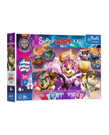 Puzzle 60el XXL Super Shape Wesołe Psiaki / Psi Patrol 50036 Trefl nr 1