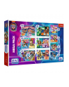 Puzzle 10w1 Wesoły dzień piesków. Psi Patrol. PAW PATROL 96002 Trefl - nr 1