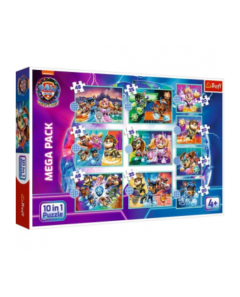 Puzzle 10w1 Wesoły dzień piesków. Psi Patrol. PAW PATROL 96002 Trefl