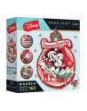 Puzzle drewniane 160el. Disney Świąteczna przygoda Mickey i Minni 20192 Trefl - nr 1