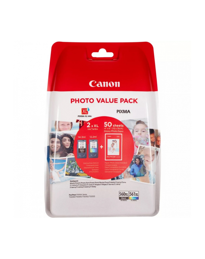 canon Zestaw tuszy PG-560XL/CL-561XL z papierem fotograficznym główny