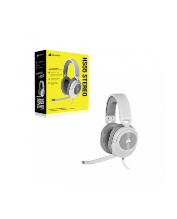 corsair Słuchawki HS55 Stereo białe
