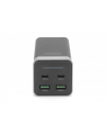 digitus Ładowarka sieciowa uniwersalna, zasilacz GaN, 4 porty 2x USB-C 2x USB-A PD 3.0 65W Czarna - nr 3