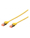 DIGITUS  - 10 SZTUK - KABEL KROSOWY CAT-6-5 M - EKRANOWANIE S-FTP - ŻYŁY MIEDZIANE - LSZH PŁASZCZ - KABEL SIECIOWY - ŻÓŁTY  () - nr 2