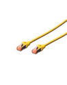 DIGITUS  - 10 SZTUK - KABEL KROSOWY CAT-6-5 M - EKRANOWANIE S-FTP - ŻYŁY MIEDZIANE - LSZH PŁASZCZ - KABEL SIECIOWY - ŻÓŁTY  () - nr 4