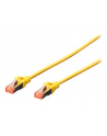 DIGITUS  - 5 SZTUK - KABEL KROSOWY CAT-6-10 M - EKRANOWANIE S-FTP - ŻYŁY MIEDZIANE - LSZH PŁASZCZ - KABEL SIECIOWY - ŻÓŁTY  () - nr 2