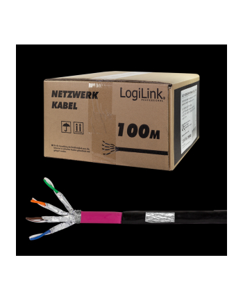 LOGILINK PROFESSIONAL LOGILINK CPV0082 - CAT.7 KABEL ZEWNĘTRZNY (KABEL UZIEMIAJĄCY/DIRECT BURIAL CABLE), LSZH-PE, 100 M  ()