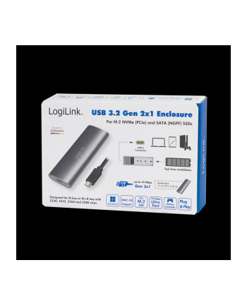 Logilink Obudowa Dysków Sata Ua0389, Usb-C®