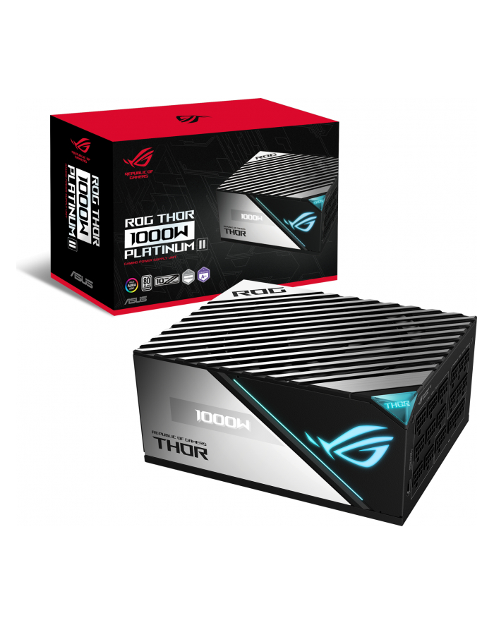 Zasilacz Asus ROG-THOR-1000P2-GAMING ATX 1000W 135mm 80plus Platinum II główny