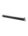Digitus 1U Aluminum Pdu, Rackmountable, 9 X C13 10 A, 230 V Ac, 50/60 Hz, Iec C14 Inlet, A Fuse (DN95429) - nr 11