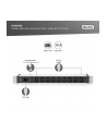 Digitus 1U Aluminum Pdu, Rackmountable, 9 X C13 10 A, 230 V Ac, 50/60 Hz, Iec C14 Inlet, A Fuse (DN95429) - nr 16