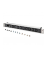 Digitus 1U Aluminum Pdu, Rackmountable, 9 X C13 10 A, 230 V Ac, 50/60 Hz, Iec C14 Inlet, A Fuse (DN95429) - nr 9