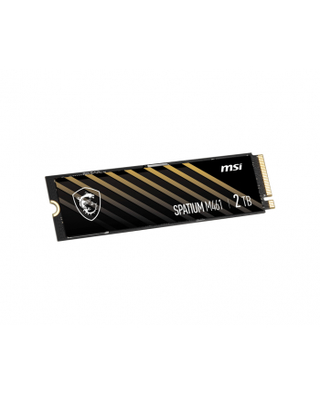 Dysk SSD MSI SPATIUM M461 2TB PCIe 4.0 NVMe M.2 2280 (5000/4200 MB/s) 3D NAND