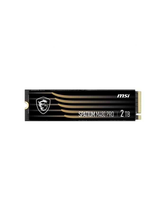 Dysk SSD MSI SPATIUM M480 Pro 2TB PCIe 4.0 NVMe M.2 2280 (7400/7000 MB/s) 3D NAND główny