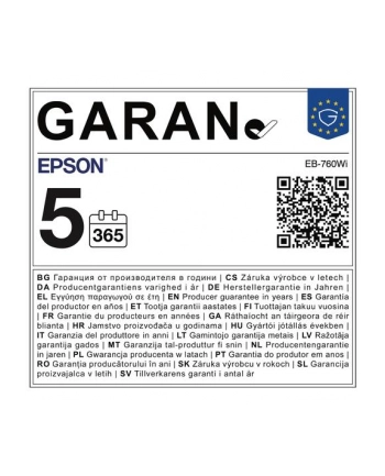 epson Projektor EB-760W UST laser/3LCD/WXGA/4100L/2.5m:1/16:10 nr 2