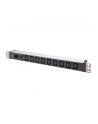 Digitus 1U Aluminum Pdu, Rackmountable, 9 X C13 10 A, 230 V Ac, 50/60 Hz, Iec C14 Inlet, A Fuse (DN95429) - nr 4